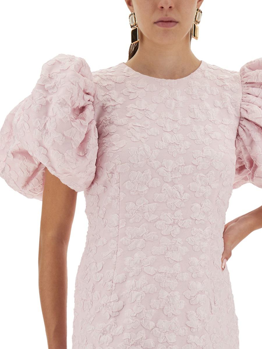 Rotera Birger Christensen Jacquard Midi Dress