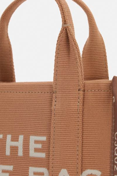 Marc Jacobs 'The Small Tote' brun bomullsväska
