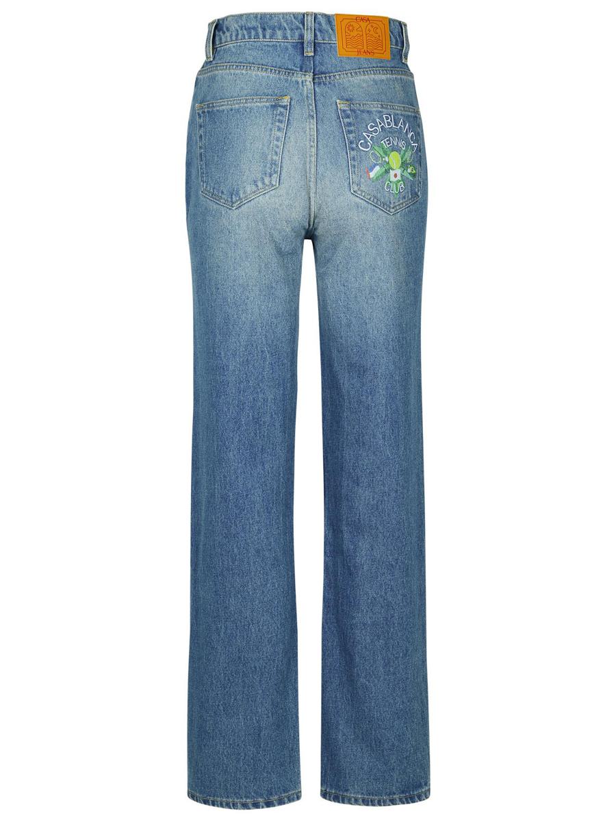 Casablanca ljusblå denimjeans i bomull