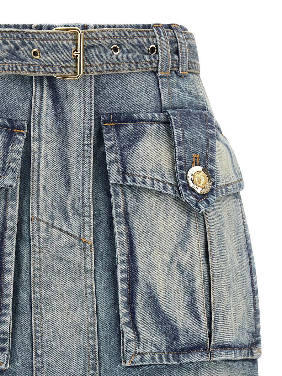 Balmain kjol med cargofickor