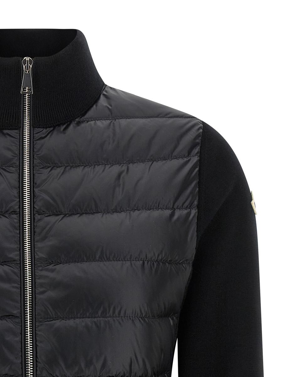 Moncler kofta i två material