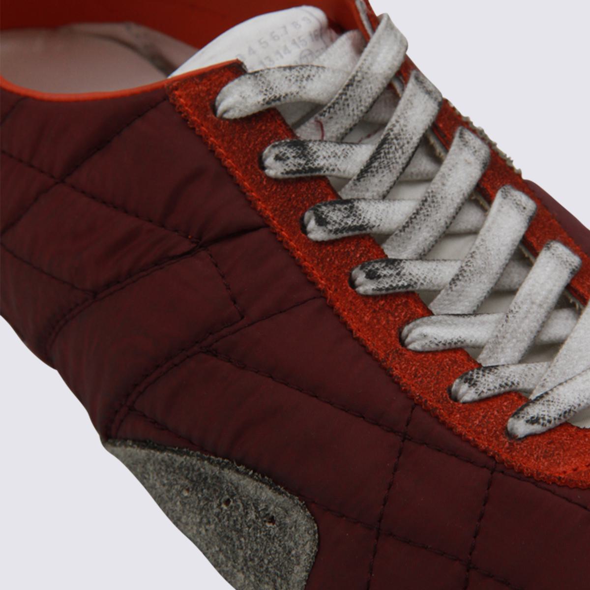 Maison Margiela Mörkröda Sneakers