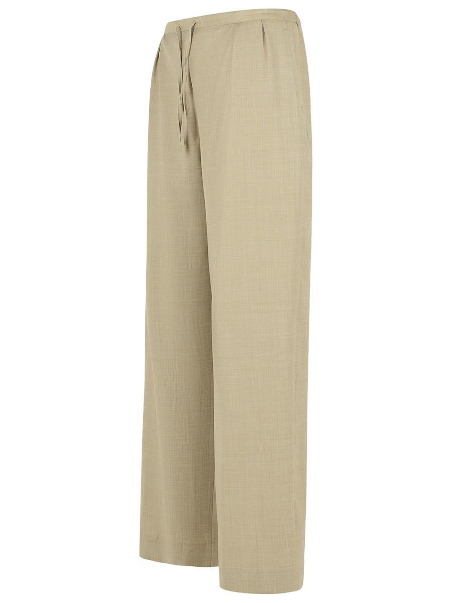 Loulou Studio 'Cove' Beige Byxor i Virgin Wool