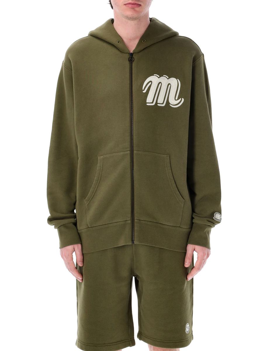 Moncler Genius Zip-Up Bomullshoodie