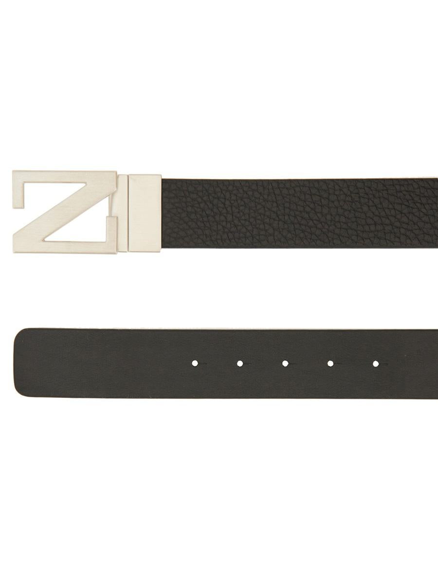 Zegna vändbart bälte med monogram "Z"-spänne