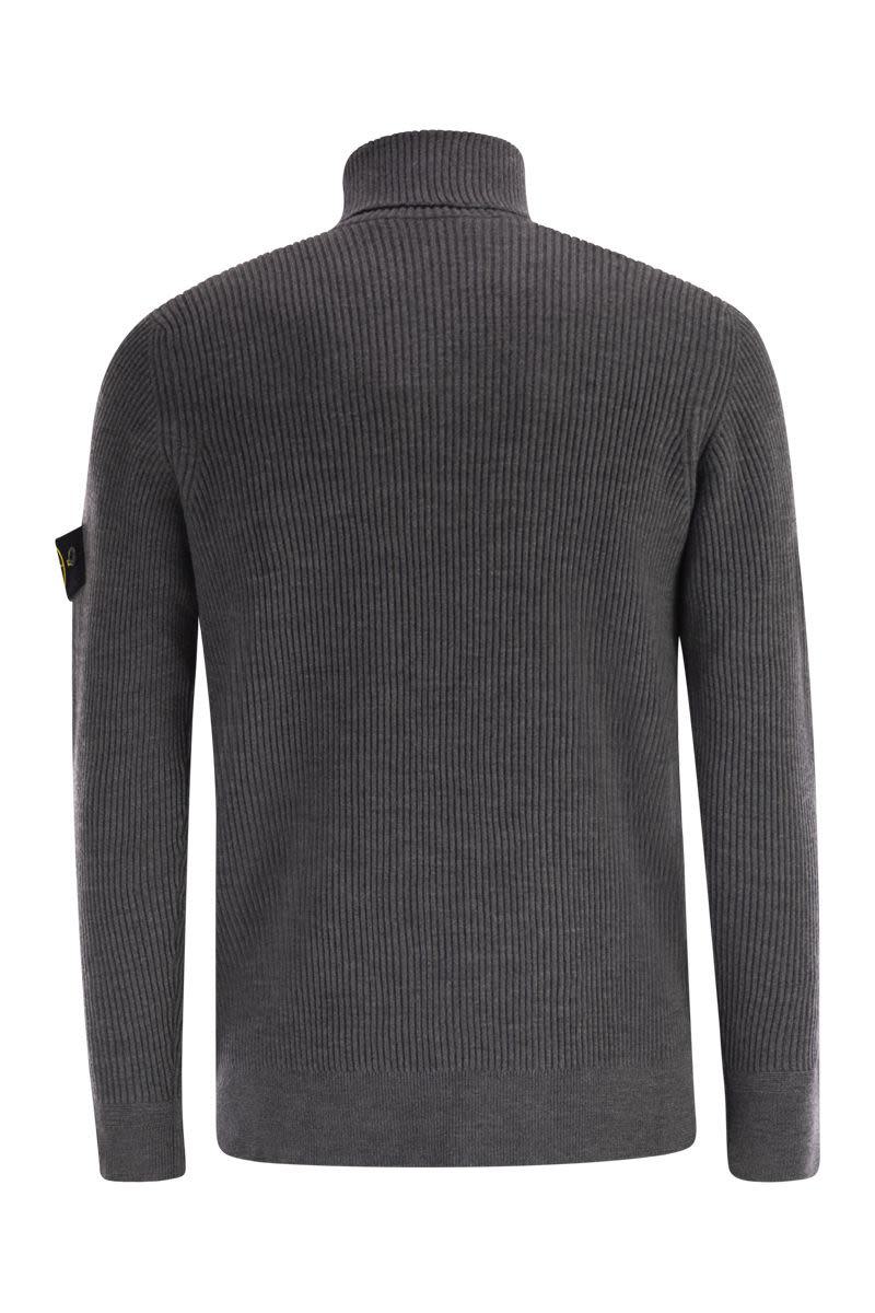 Stone Island Fint Ribbad Polotröja