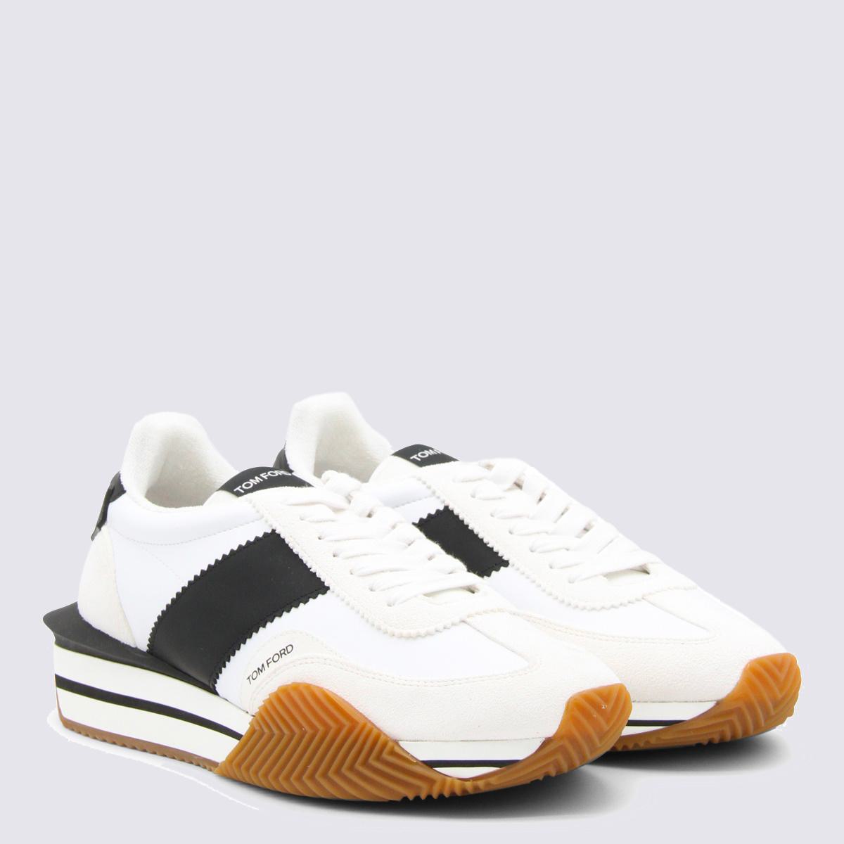 Tom Ford Vita Lädersneakers