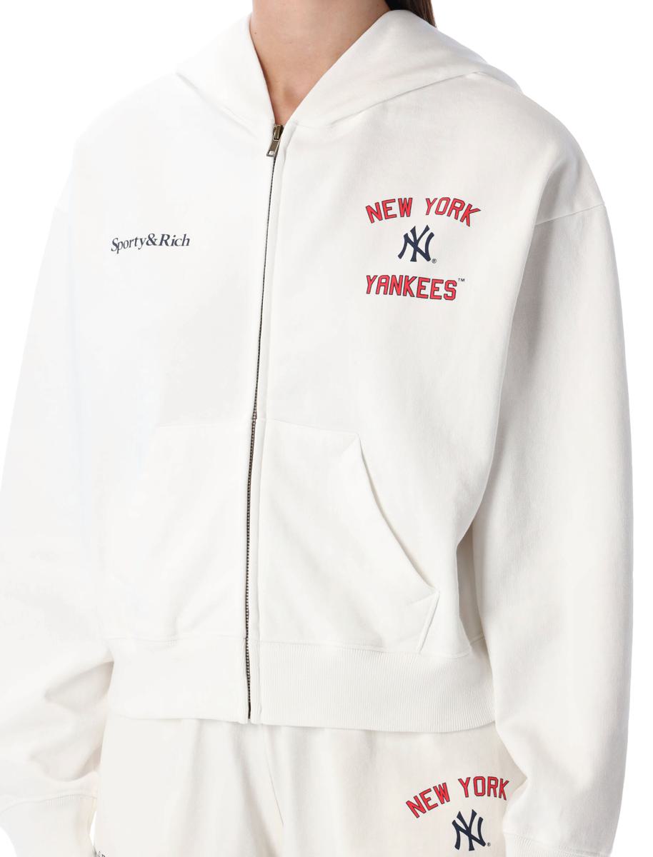 Sportig & Rik Homerun Cropped Zip Hoodie
