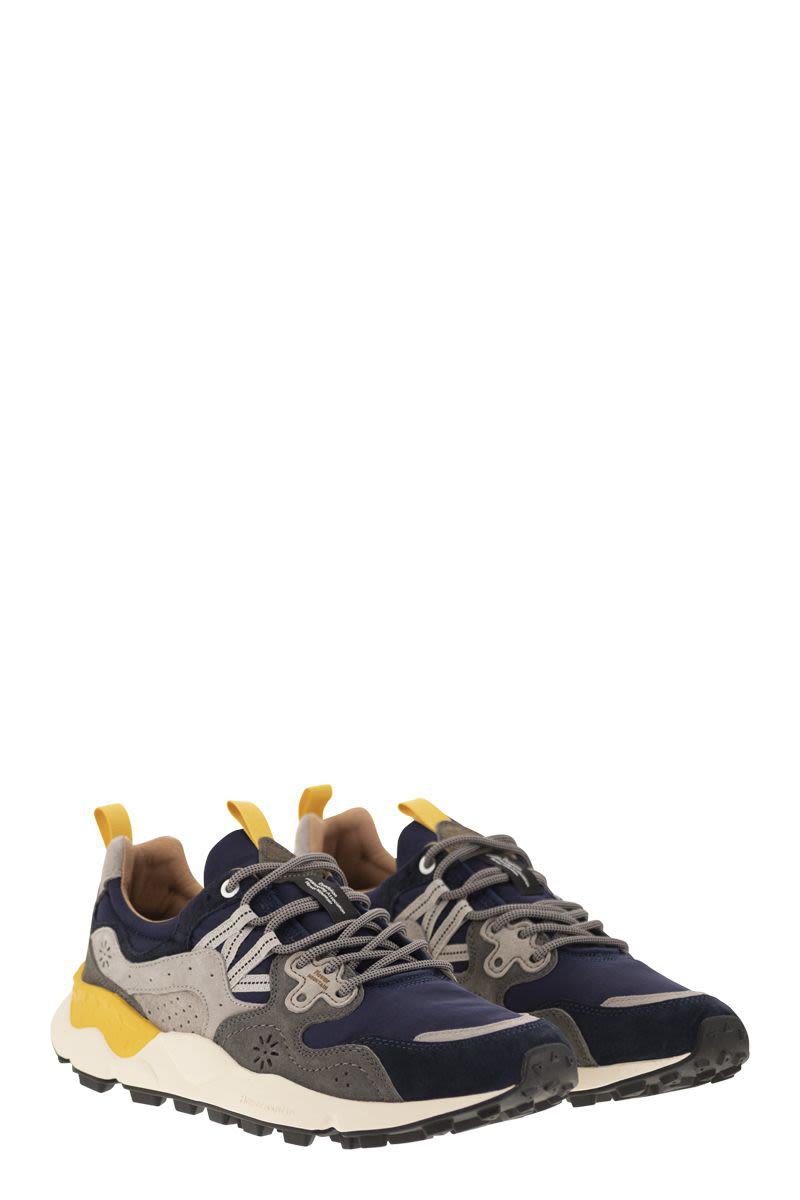 Flower Mountain Yamano 3 - Sneakers i mocka och tekniskt tyg