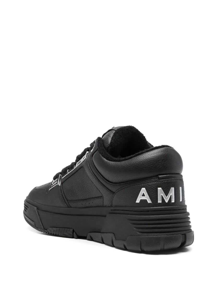 Amiri lädersneakers med logotyp