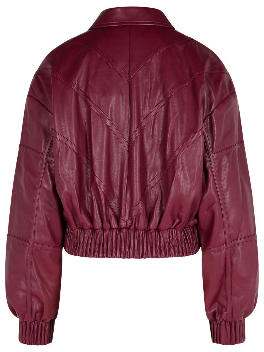 Rotate Birger Christensen Burgundy Polyester Bomberjacka