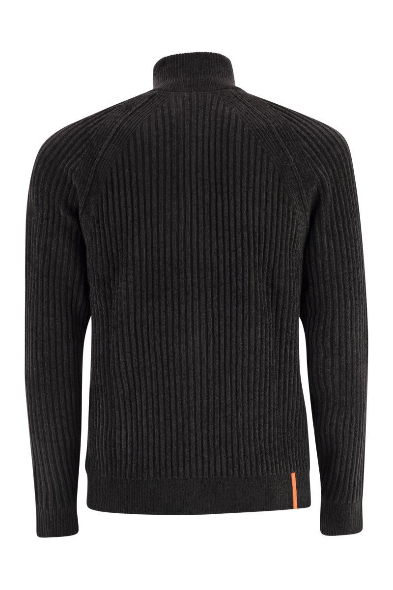 RRD Velvet Rave Full Zip Knit - Kofta med dragkedja