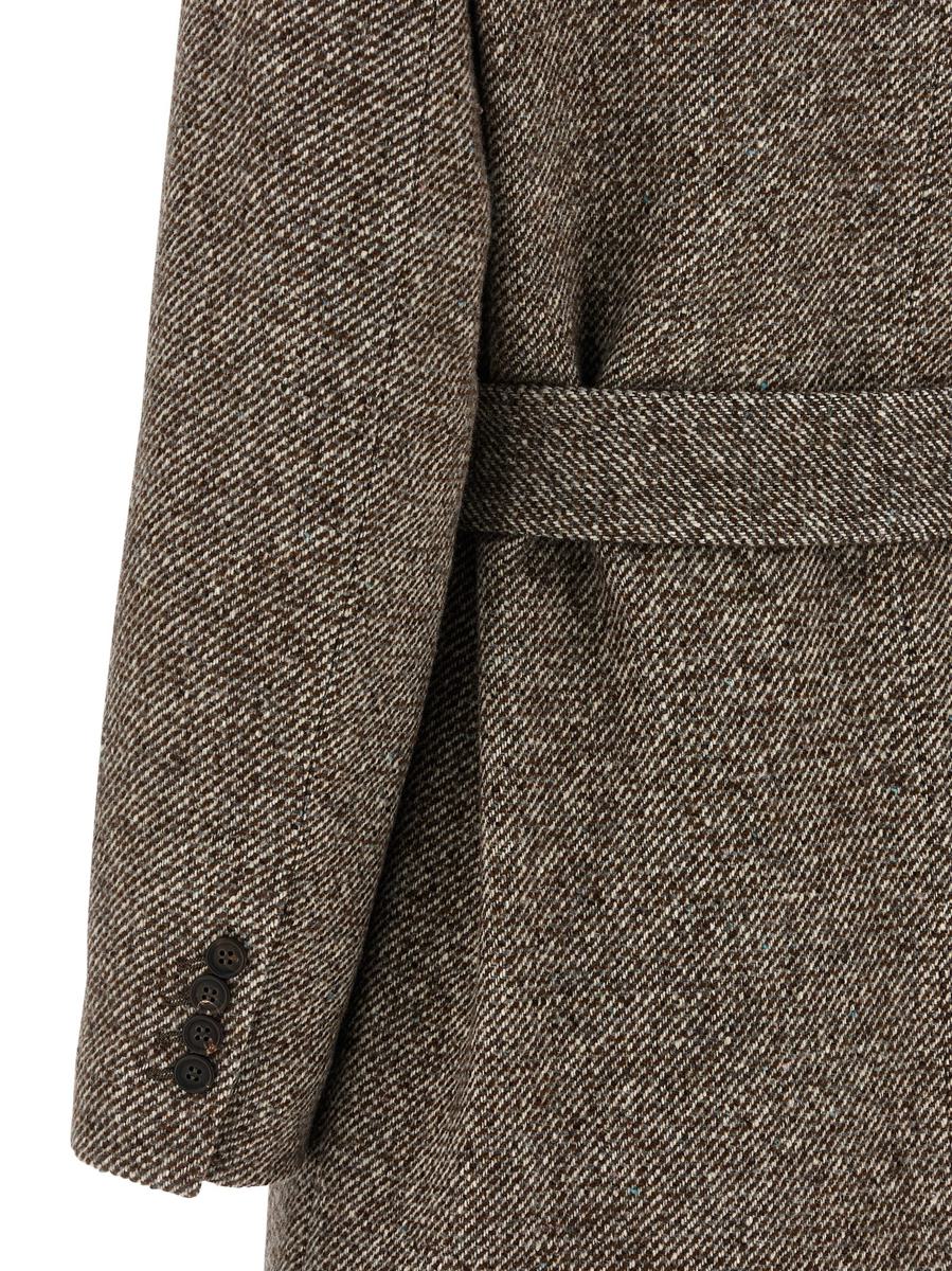 Brunello Cucinelli enkelknäppt kappa