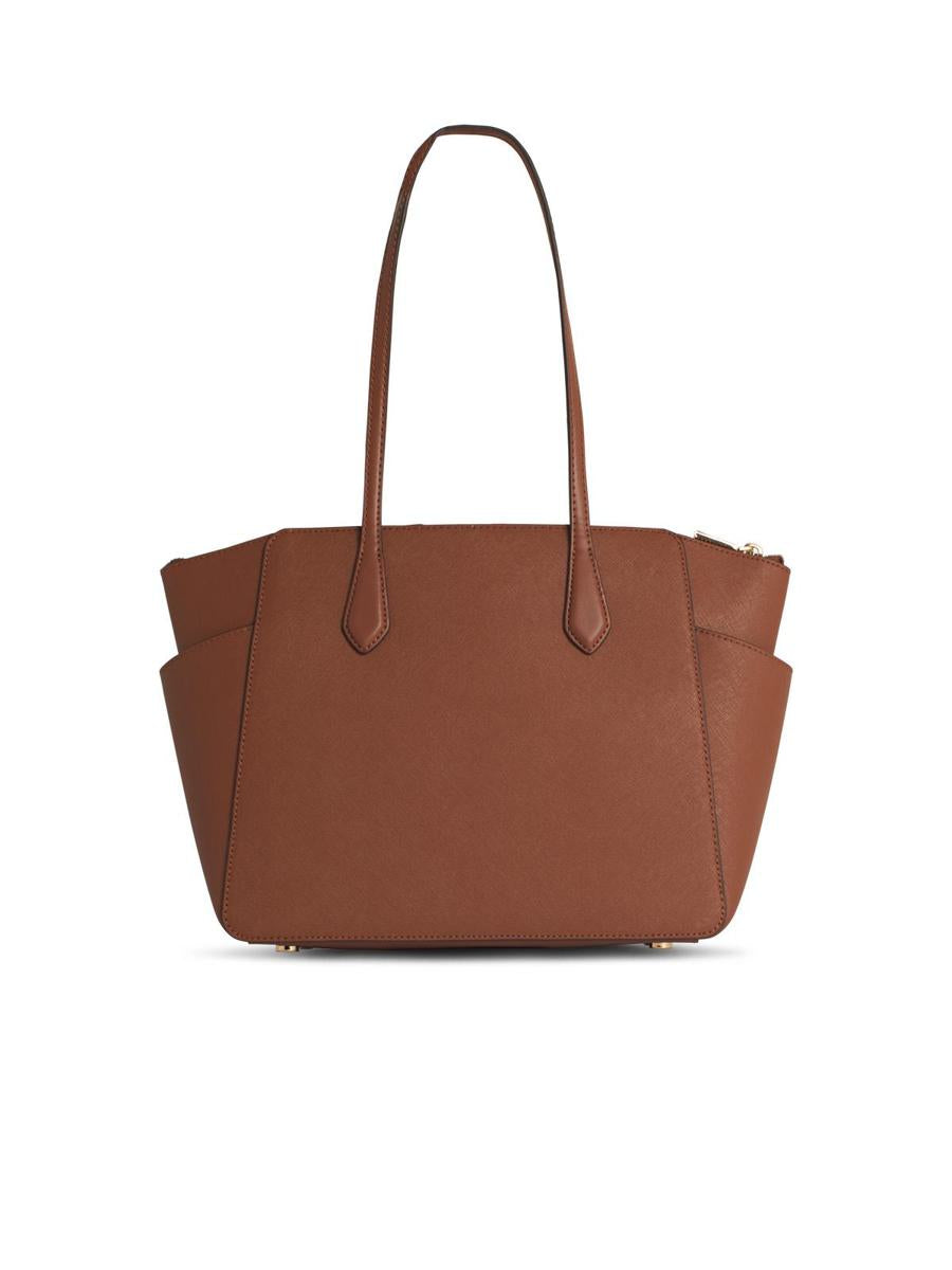 Michael Kors 'Marylin' brun shoppingväska i läder