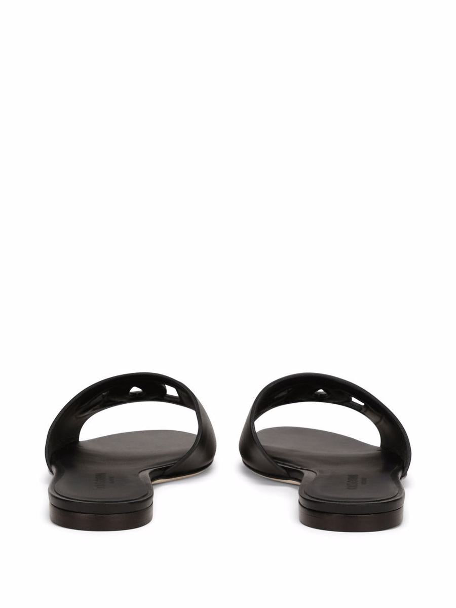 Dolce & Gabbana Dg Logo Lädersandaler