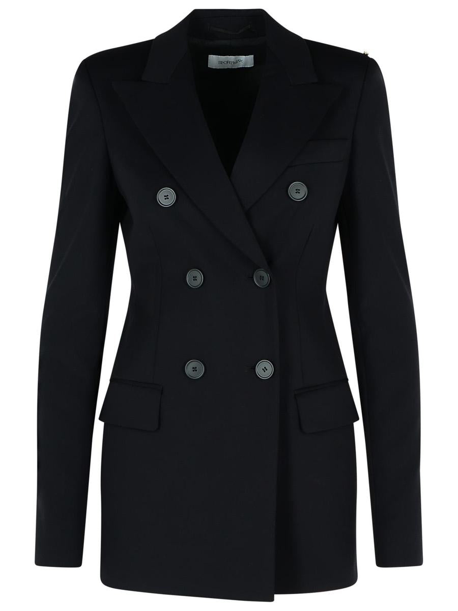 Sportmax 'Frizzo' svart jacka i polyamidblandning