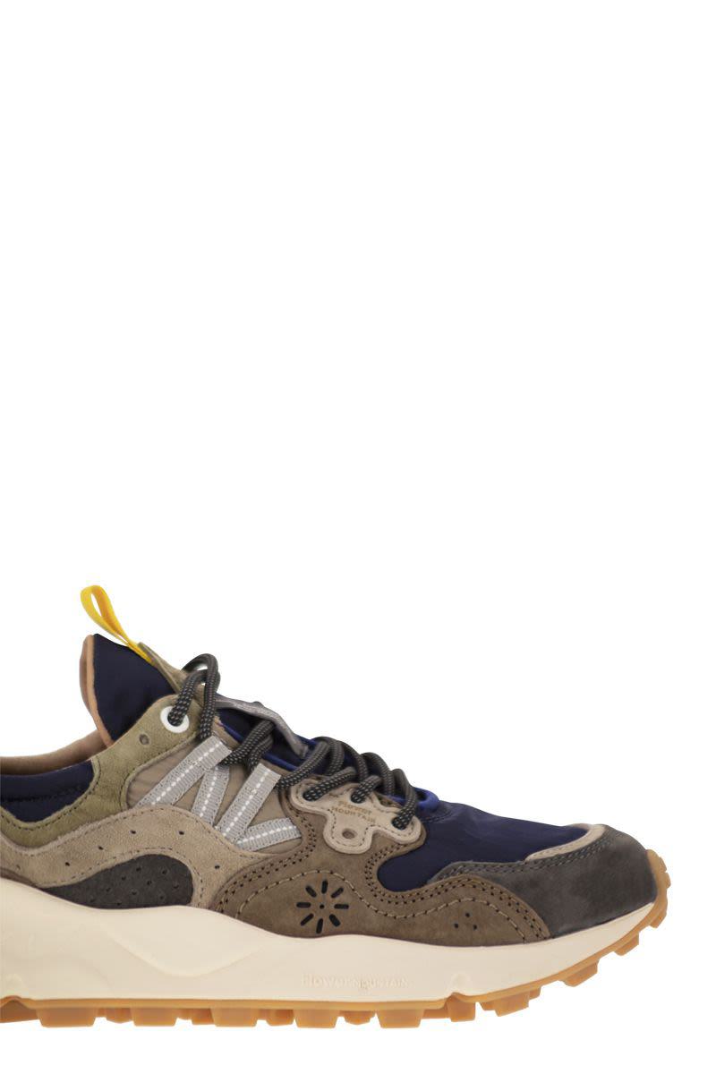 Flower Mountain Yamano 3 - Sneakers i mocka och tekniskt tyg