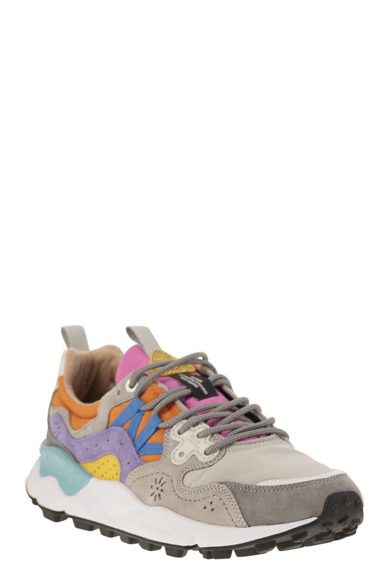 Flower Mountain Yamano 3 - Sneakers i mocka och tekniskt tyg