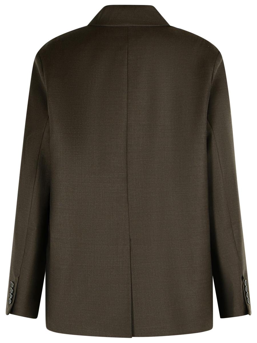 Loulou Studio 'Donau' Brun Kavaj i Virgin Wool