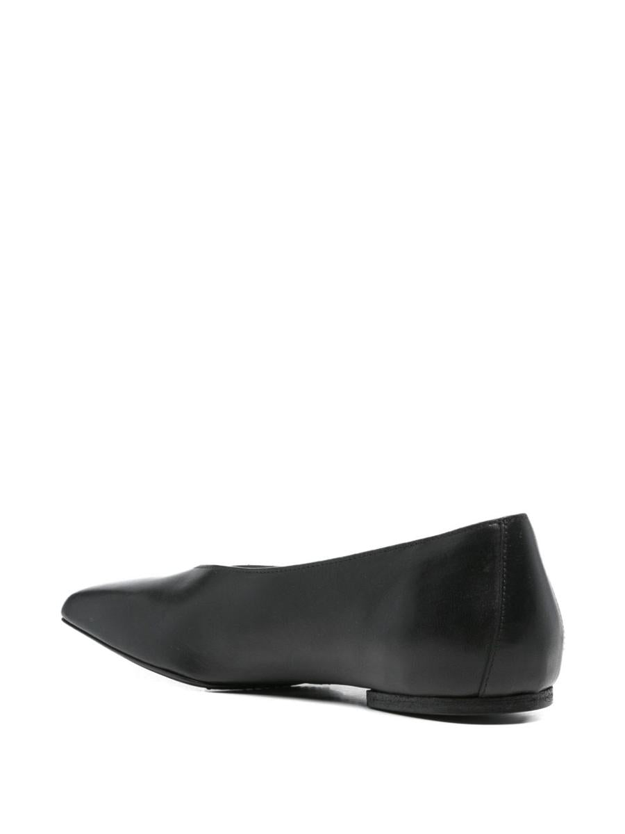Rick Owens läderbalettskor