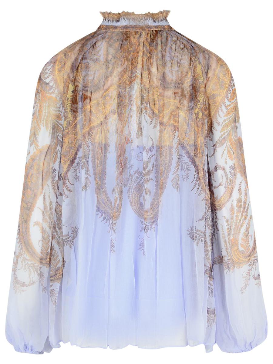 Zimmermann Lila Viskosblus