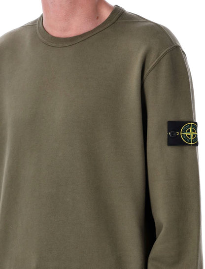 Stone Island borstad ekologisk bomullströja