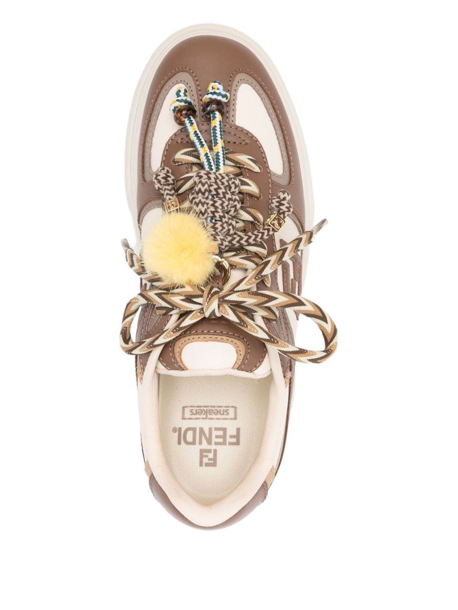 Fendi Fendi Match Charm-utsmyckade sneakers