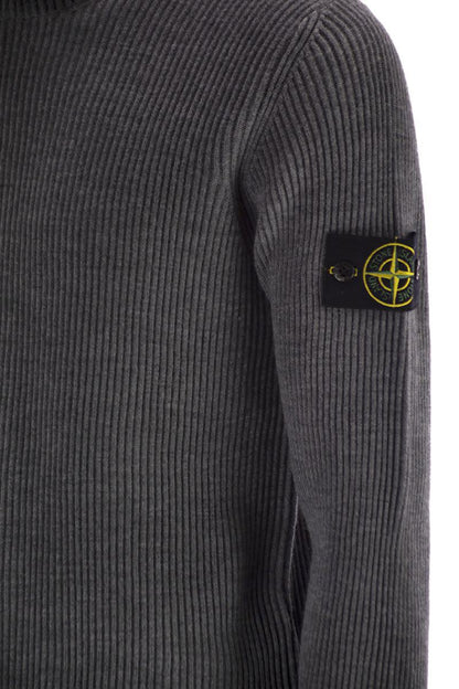 Stone Island Fint Ribbad Polotröja