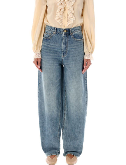 Zimmermann Illustration Barrel Jeans