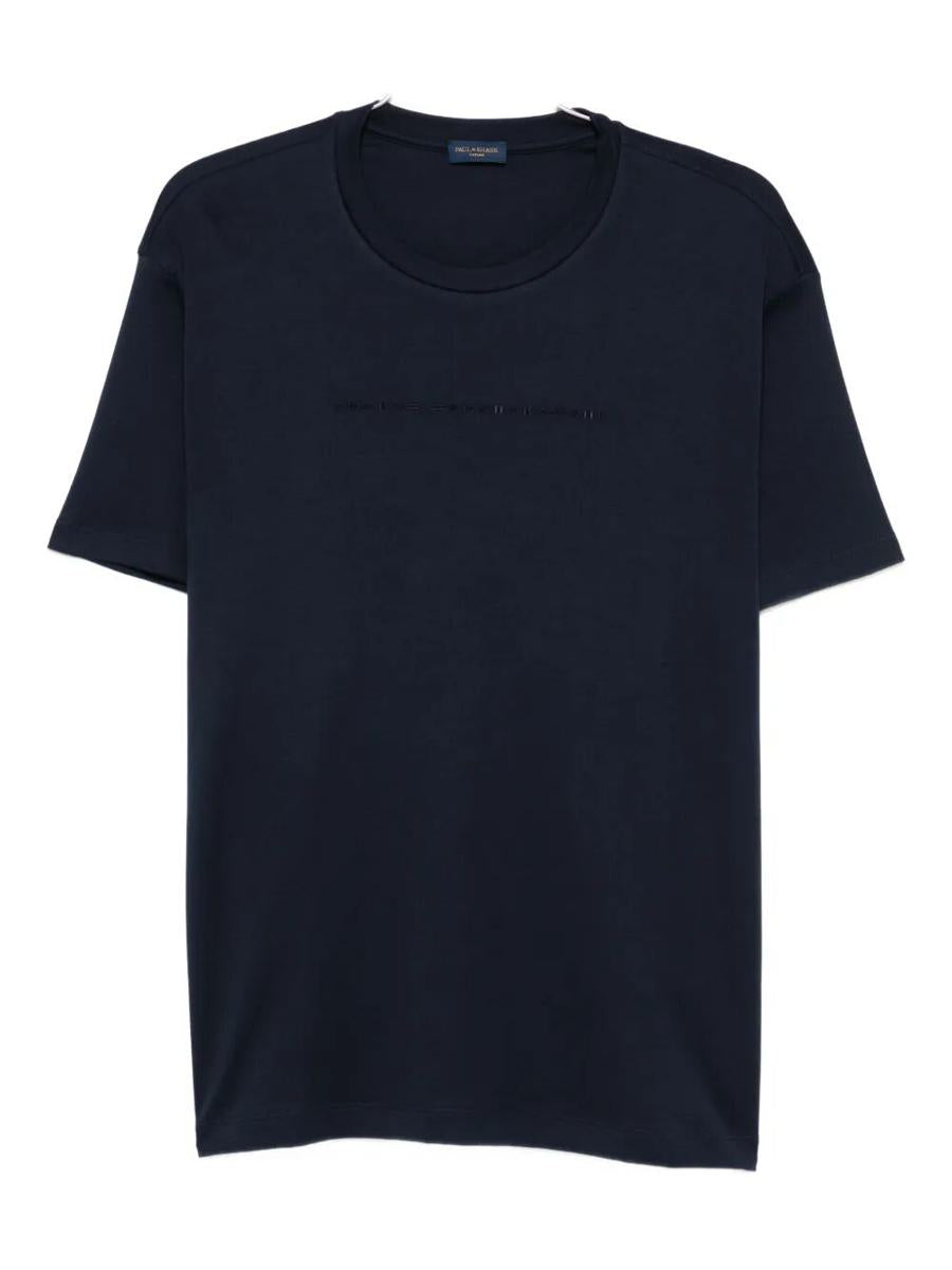 Paul &amp; Shark bomulls-T-shirt med lappar