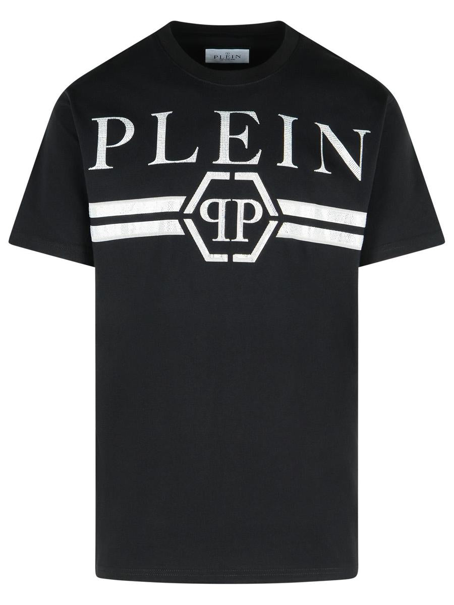 Philipp Plein svart bomulls-T-shirt