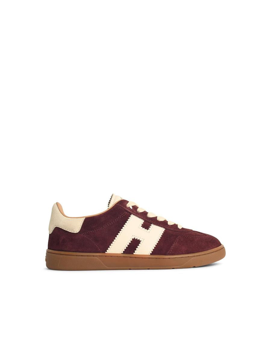 Hogan 'Cool' vinröda mockasneakers