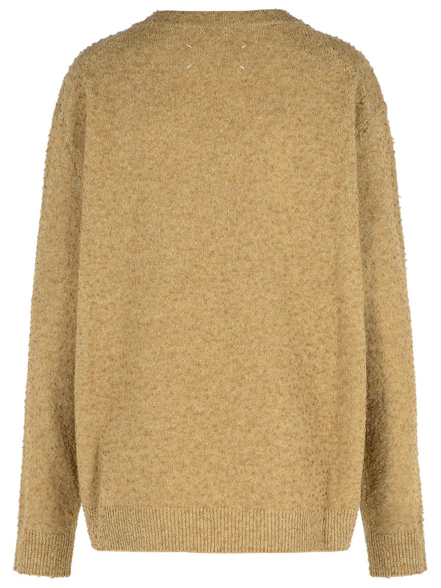Maison Margiela Beige Tröja i Ullblandning
