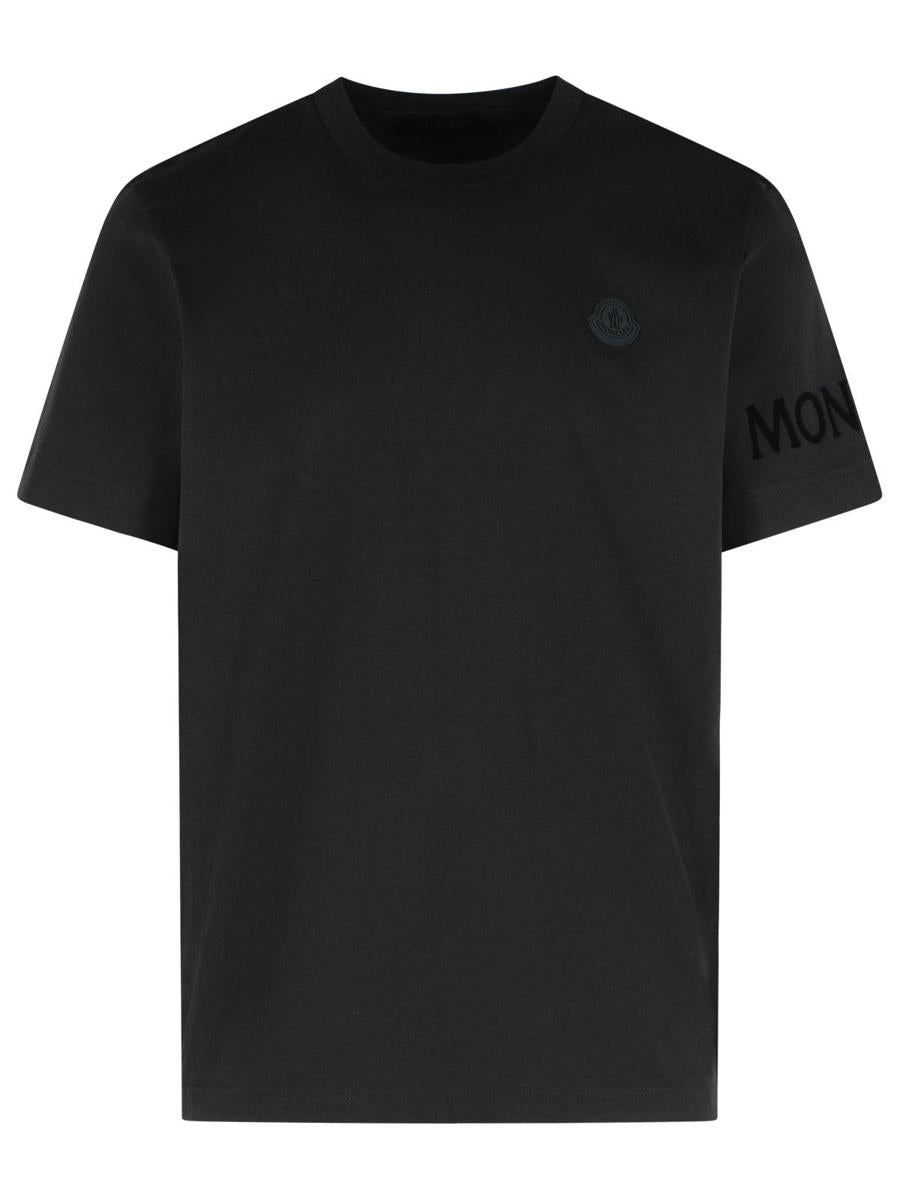 Moncler svart bomulls-T-shirt