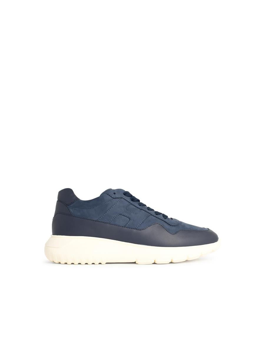 Hogan 'Interactive3' Marinblå Lädersneakers