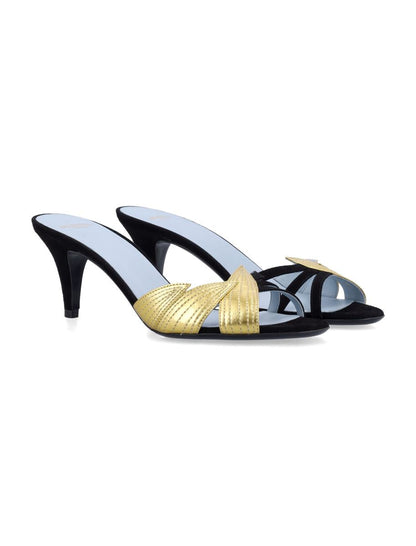 Valentino Garavani Foliefoliage Slide Sandal