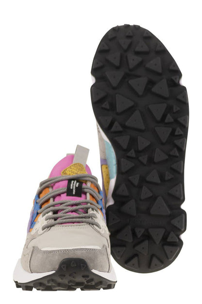 Flower Mountain Yamano 3 - Sneakers i mocka och tekniskt tyg