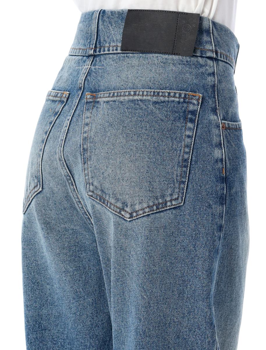 MM6 Maison Margiela raka jeans med korta ben