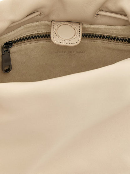 Brunello Cucinelli 'Bucket Mellow' Liten Handväska