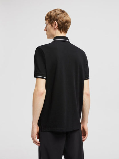 Moncler Polo med logotyp i bomull