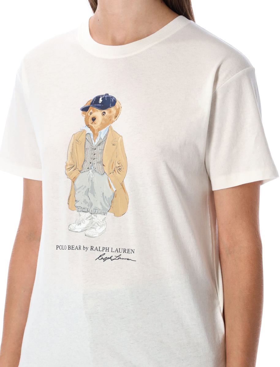 Polo Ralph Lauren Polo Bear Vit bomullsjersey-t-shirt