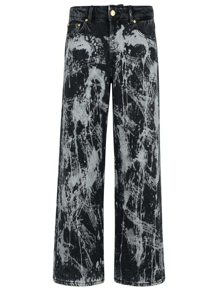 Ganni 'Izey' svarta bomullsjeans