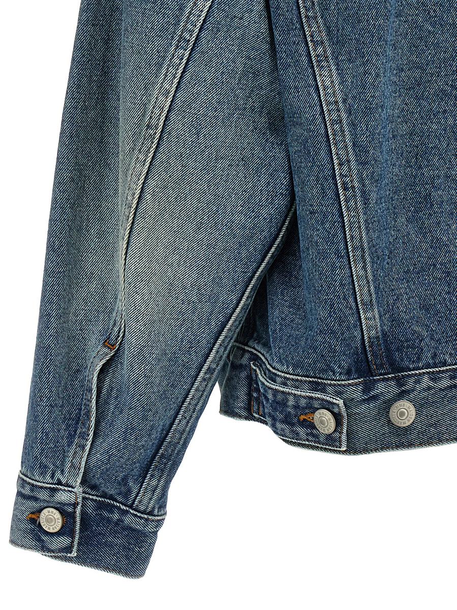 MM6 Maison Margiela Jeansjacka med utskurna detaljer