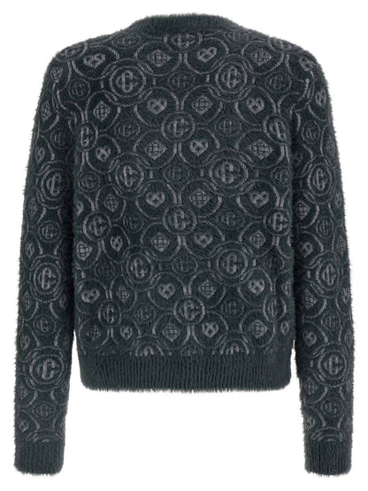 Casablanca 'Fluffy Monogram' Tröja