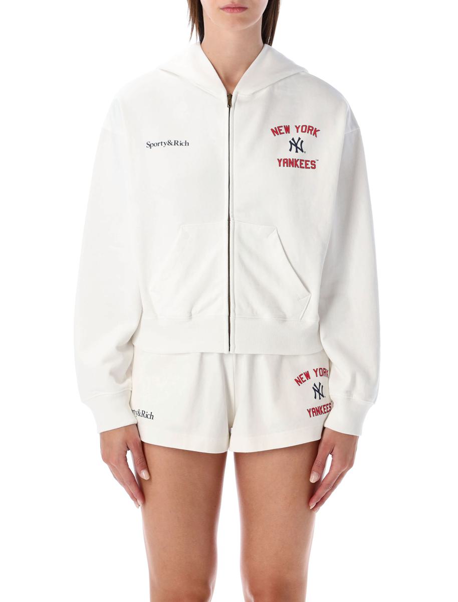 Sportig &amp; Rik Homerun Cropped Zip Hoodie