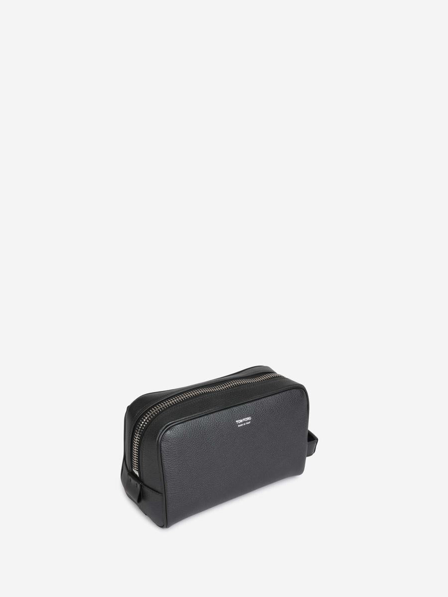Tom Ford Necessär i läder med logotyp