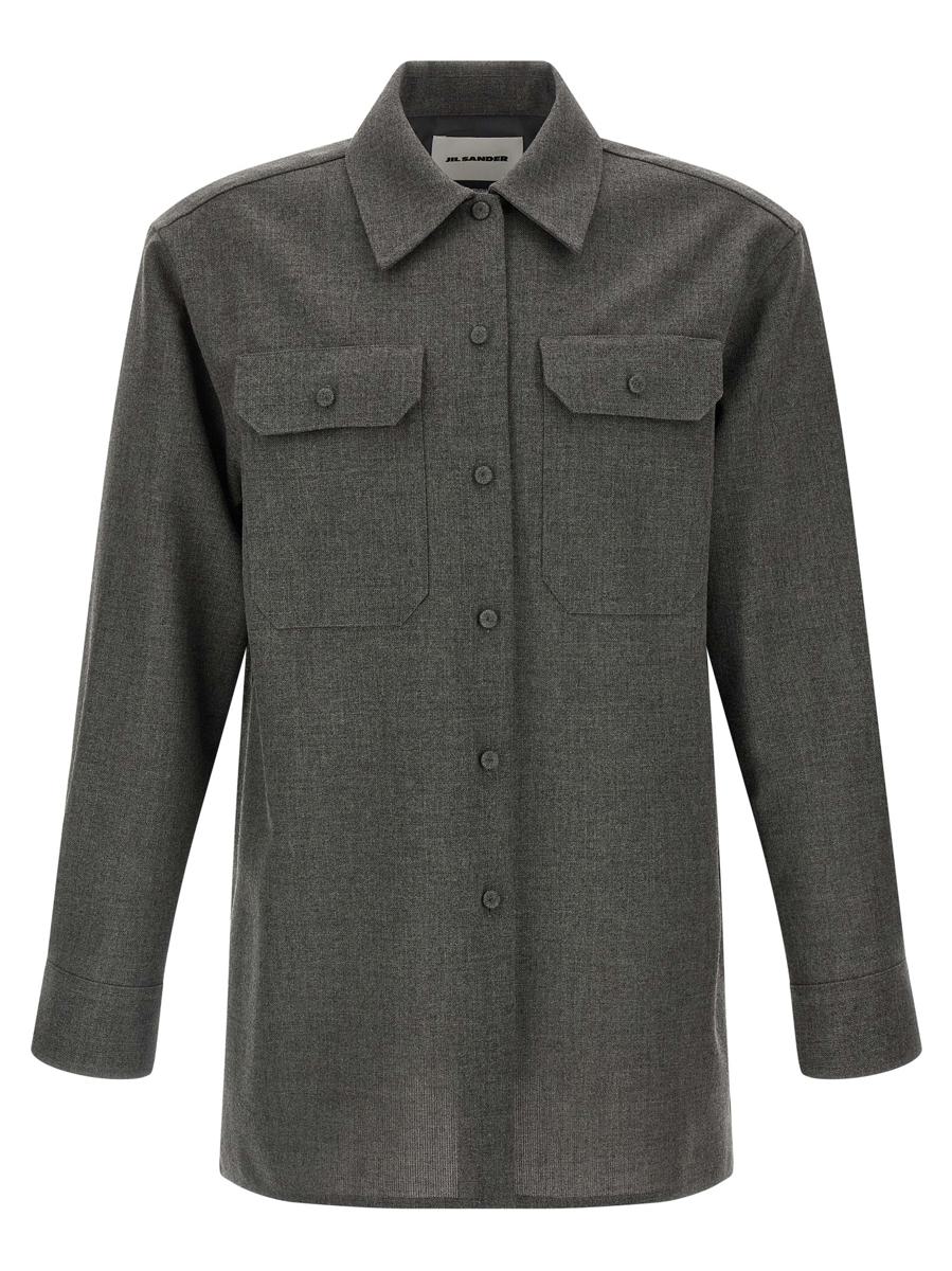 Jil Sander Canvas-skjorta