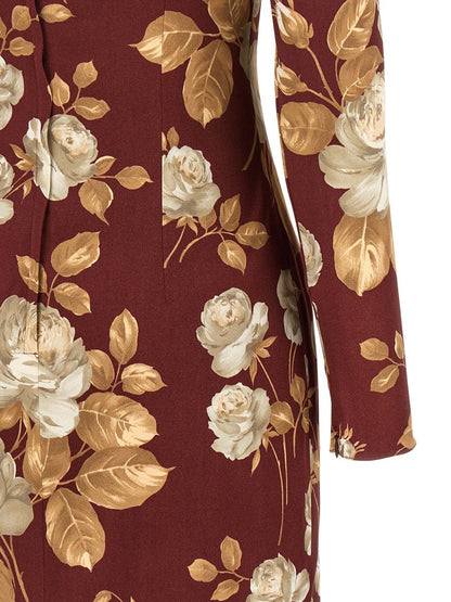 Dolce &amp; Gabbana Rosmönstrad Klänning