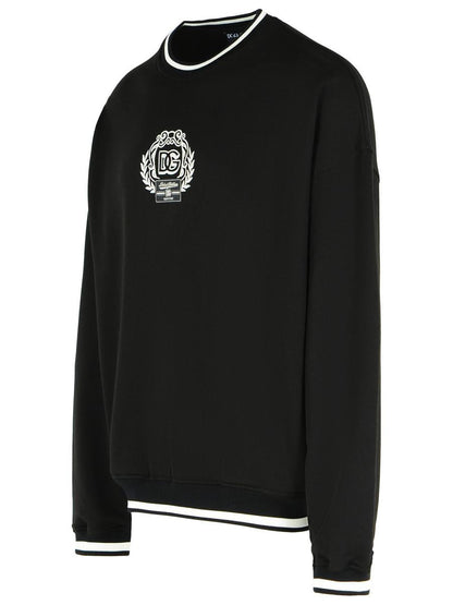 Dolce &amp; Gabbana svart bomullströja