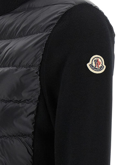 Moncler kofta i två material